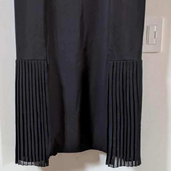 ELM by Matthildur A-Line Sleeveless Midi Black Dress L NWOT - Picture 5 of 16